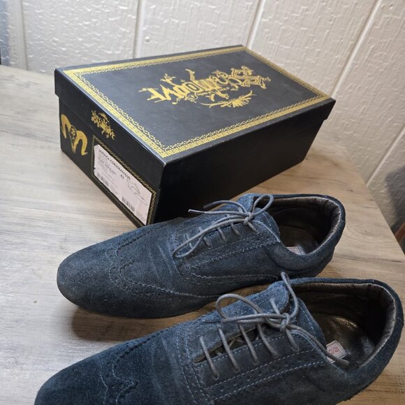 Schmoove Men\'s SUEDE Jamaica Corso Easy Oxfords BLUE main image 5